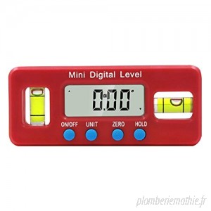Mini échelle de niveau numérique pratique à affichage numérique numérique 100 mm Règle de mesure magnétique Inclinomètre B07PDD8S48